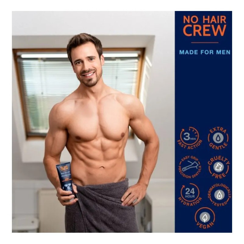 Super Pack No Hair Crew 2 Cremas (intimate+body) +1 Powder