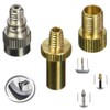 LS Set of 3 Bicycle Valve Sv-Valve Adaptor Adapter AV
