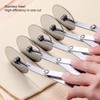 7 Wheel Pastry Cutter Roller Stainless Steel Multifunction Adjustable Width