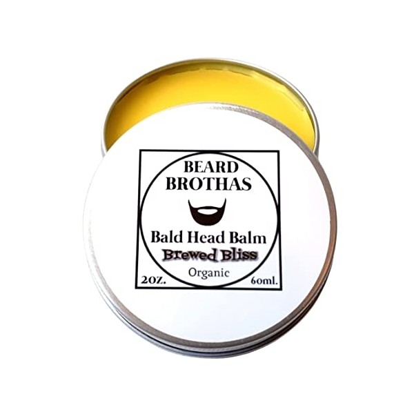 Bald Head Balm Moisturizer. Brewed Bliss. A Blissful Creamy Coffee