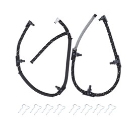 1ST Diesel Fuel Injector Fuel Return Hose line Assembly for Duramax 6.6L LLY LBZ LMM, for Silverado Sierra 2500HD 3500HD 2004-2010, OE: 97328733 98062291