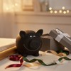 1 x ceramic piggy bank, black, blackboard varnish for labelling,