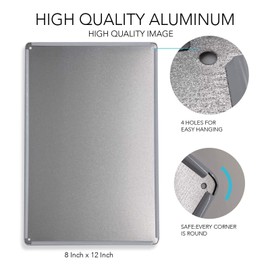 Retro Metal Tin Sign Yorkie Dog Metal Tin Signs Yorkie Embrace Your Beauty Sign for Outdoor & Indoor Wall Poster Home Bar Shop Coffee Vintage Sign Gift 12X8 in