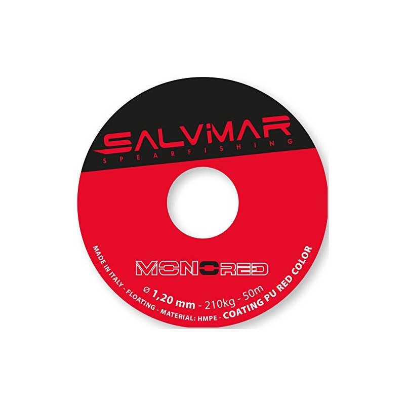 SALVIMAR Monored Sagola, red, diameter 1.50 mm x 50 m
