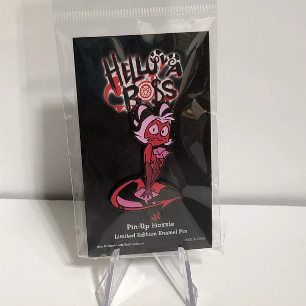 Helluva Boss Pin-Up Moxxie Limited Edition Enamel Pin 2023 Vivziepop