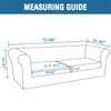 H.VERSAILTEX 3 Pieces Stretch Chesterfield Couch Cover 2 Cushion Sofa