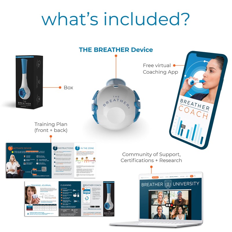 THE BREATHER │ Natural Breathing Exerciser Trainer For Drug-Free Respiratory