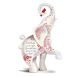 The Hamilton Collection Blake Jensen Forever in My Heart Hand-Painted Elephant Figurine