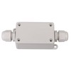 CNBTR Outdoor 2Way Cable Wire Connector Junction Box Plastic White
