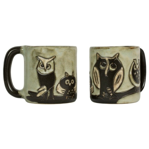 Mara Stoneware Mug - Owls 16 oz   (510B6)