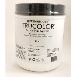 Premium Nails - Acrylic Nails Tru-color powder -32oz/907g - (CLEAR)