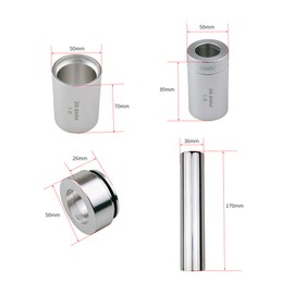 Bicycle Front Fork Crown Installation Tool Set Bike Headset Race Tool AntiSlip Setting System Extension for 28.6mm 1.5in 1.25in Bicycle Front Fork