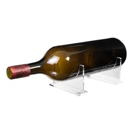 Better Display Cases Clear Acrylic Horizontal Table Top Display Holder for 5 Liter Wine Bottle (A056-C)