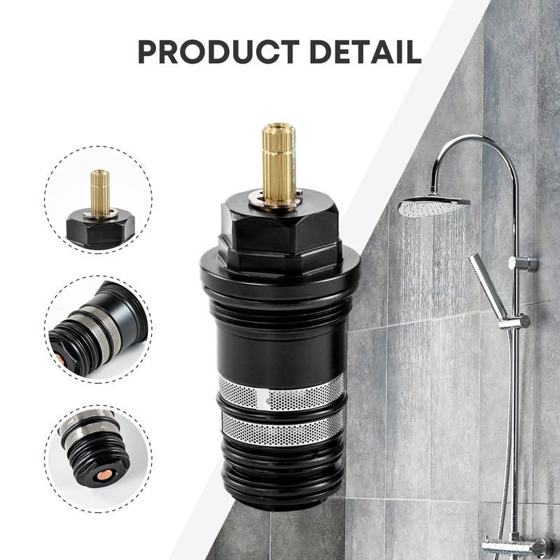 Tesidol 94282000 3/4-Inch Thermostatic Cartridge Valve,MTC,Fits two-hole and three-hole thermostatic
