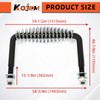 Kojem Spring Handle with Mounting Bracket 5" Compatible with BBQ
