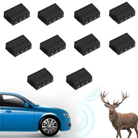 jomjeu Deer Whistles for Vehicles - 4-Horn Design, Waterproof & High-Frequency Sound, Universal Fit for Cars, Trucks, Motorcycles, RV (10 Packs) - Ideal for Drivers, Commuters, Outdoor Enthusiasts
