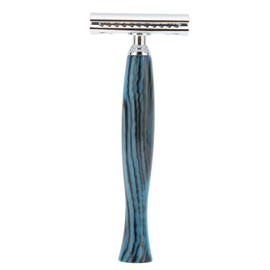 Men's Beard Razor Handle Double Edge Manual Safety Shaving Razor Handle for Home Salon (Without Blade)