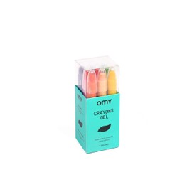 Omy Signature Gel Crayons - Watercolors - Easy to Use Gel Texture (Set of 9)