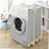 TEHAUX Delicate Washer Cover Durable Automatic Washing Machine Protector Beige