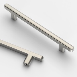 Asidrama 10 Pack 5 Inch(128mm) Brushed Satin Nickel Kitchen Cabinet Handles, Cabinet Pulls Kitchen Cabinet Hardware for Cupboard Drawer Pulls