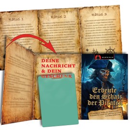 Berninja Puzzle Card for Money Gifts - Creative Voucher Packaging - Puzzle Fun as Greeting Card - Voucher Card Cases