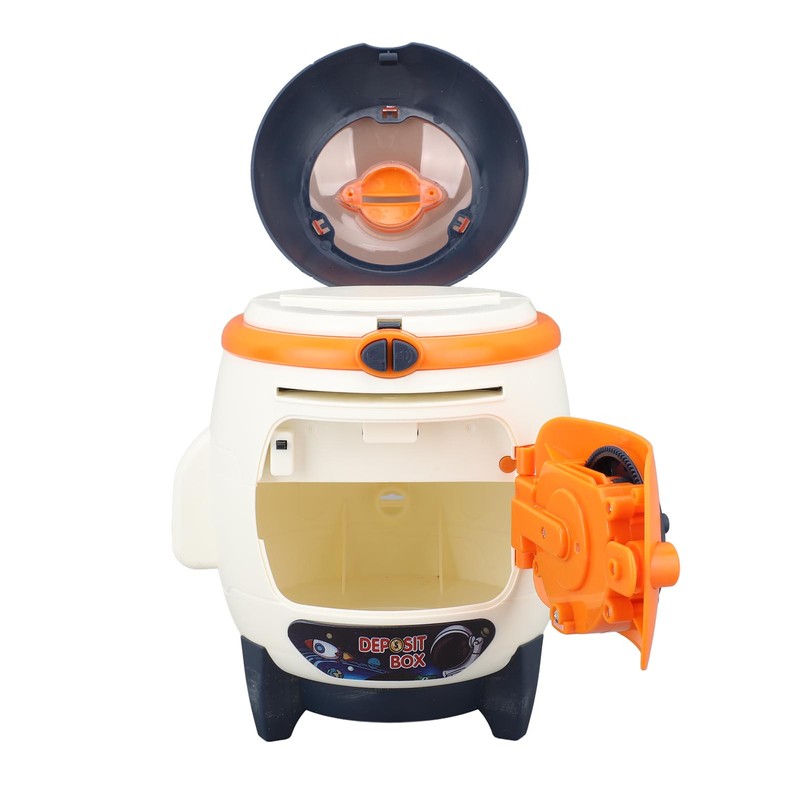Piggy Bank Rocket Look Lighting Effect Large Capacity Password Money