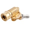 Yakamoz Pressure Washer Pivoting Coupler - 1/4 Inch Quick Connect