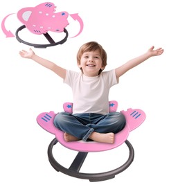 Yiuhhad Airplane Kids Sensory Swivel Chair, Autism Spinning Chair for Kids Sensory,New Aircraft Model Sensory Toy Chair, Spin Sensory Chair,Training Body Coordination