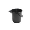 hünersdorff Industrial Bin / Waste Bin (HD-PE), Round, Spout 10.5