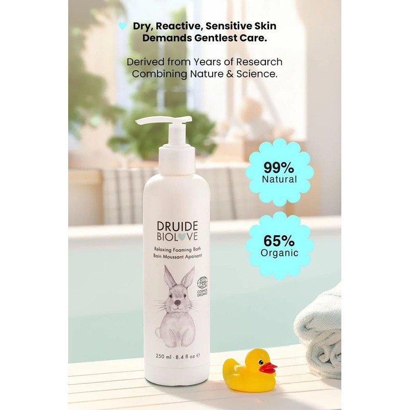 BioLove Bath Foam Bubble Bath Baby wash Care, Relaxing Foaming