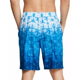 Speedo Mens Swimwear Blue White Gradient Boardshorts Ombre SIZE S