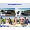 3 Channel Dash Cam Front and Rear Inside, 3 Inch