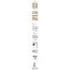 Foldable multipurpose waterproof shower curtain (150-180cm) (color)