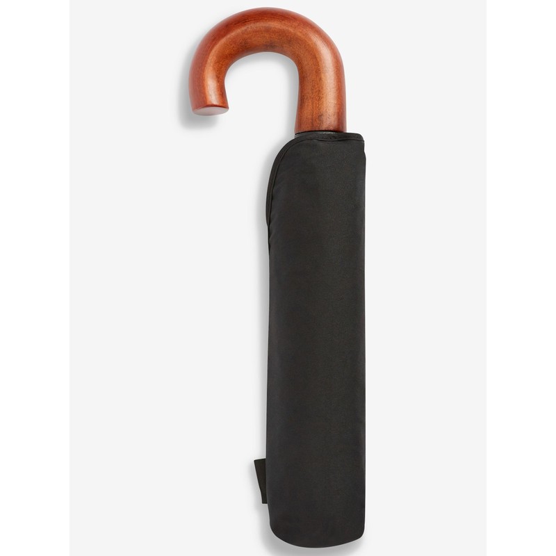 NEXT Umbrella with Wooden Handle, Black