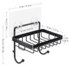 ODesign Soap Dish Sponge Holder with Hook for Bathroom Shower
