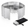 Aluminum Camping Stove Wind Shield for Outdoor Cooking – Multi-Panel