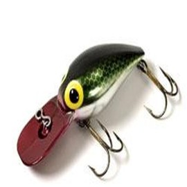 B.S. Fish Tales Wee Wiggler Pirate Fishing Lure, Green