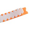LYMSSESS Snapback Replacement Hat Strap (White & Orange)