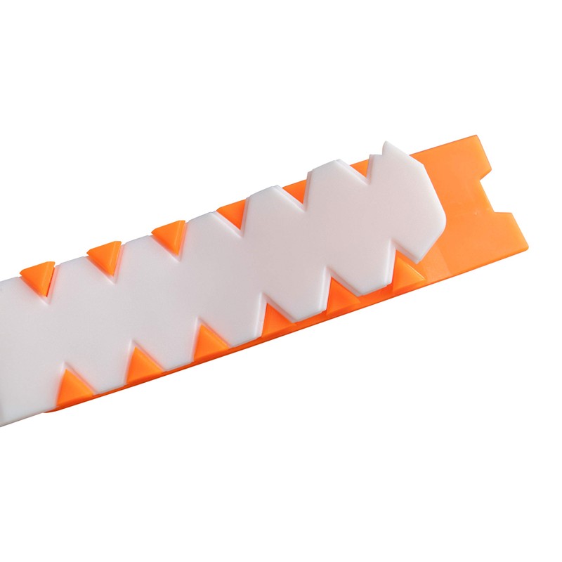 LYMSSESS Snapback Replacement Hat Strap (White & Orange)