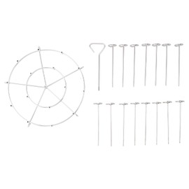 Fryer Skewer Stand Multipurpose Vertical Type Space Saving 304 Stainless Steel Skewers Rack for Kabob Grill Accessory for 8QT 200x130mm / 7.9x5.1in