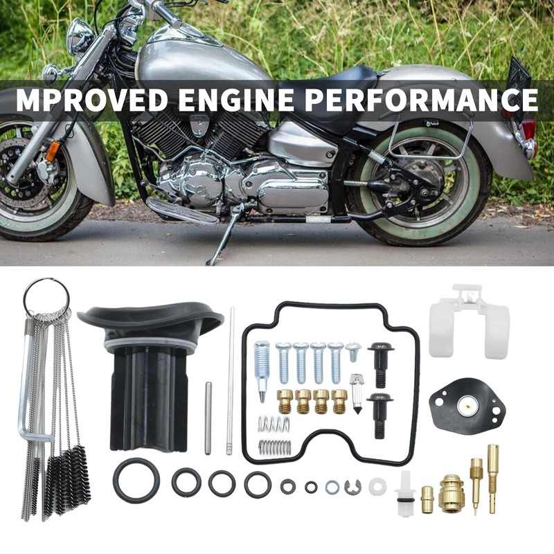Vkinman 2Pcs Carburetor Repair Kits, Motorcycle Carburetor Repair Kit with