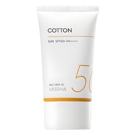 미샤 올 어라운드 세이프 블록 코튼선크림 SPF50+ PA++++, 50ml, 1개 Missha All Around Safe Block Cotton Sun Cream SPF50+ PA++++, 50ml, 1 piece