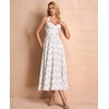 XinFSh Summer Floral Halter Corset Midi Dress Flowy A Line