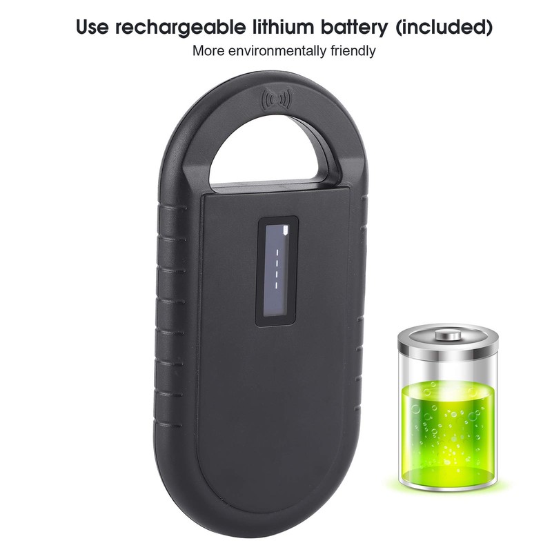 Microchip Reader, Pet Microchip Scanner, Uhf Reader, Suitable for Easily