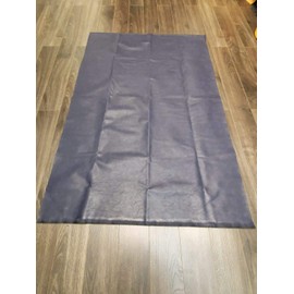 NAT Leathers | Navy Soft Faux Vegan Leather PU (Peta Approved Vegan) | 1 Yard (36 inch x 54 inch) Cut by The Yard | Synthetic Pleather Nappa 0.9 mm Smooth Upholstery | 36"x54"