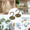 INCREWAY Wall Mount Ceiling Hooks, 4PCS Sturdy Hanging Chandelier Plate
