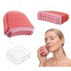 Lymphatic Contour Face Brush, Silicone Face Brush for Lymphatic Drainage