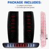 Gubebaili LED Tail Light + 3rd Brake Light Kit Fit