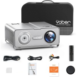 YABER Projector with WiFi and Bluetooth, 15000L Native 1080P Pro U10 4K