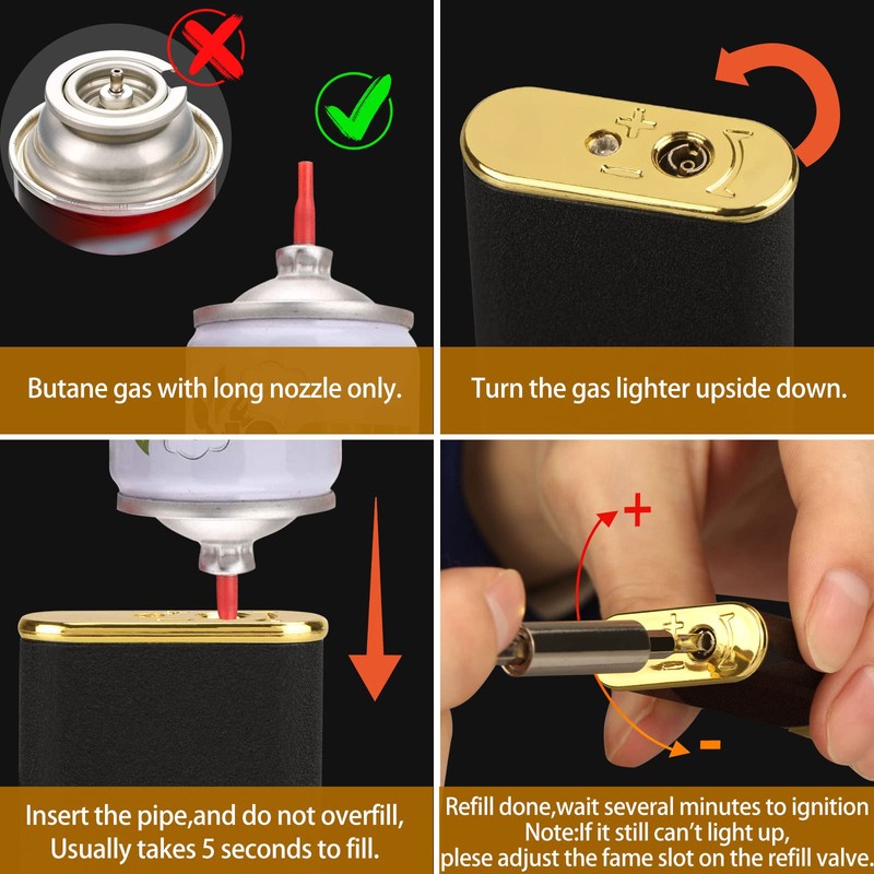 Cool Dual Flame Dragon Lighter,Outdoor Windproof Dragon Torch Lighter,Switchable Soft/Jet